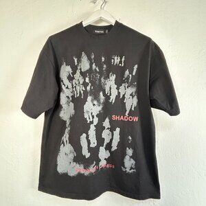 Vamtac Shadow Streetwear Hip Hop Graphic T-shirt Mens Large Black Short Sleeve